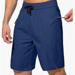 Men's Swim Trunks Quick Dry Board Shorts with Zipper Pockets Beach Shorts